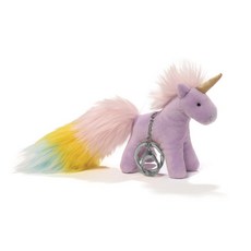 Magic Castle Happy Unicorn Pom Pom Bag Ring 紫色, 1個