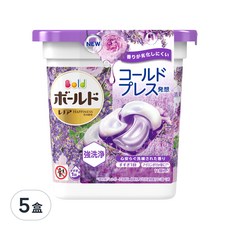 Bold 碳酸 雙色4D洗衣膠囊, 紫, 薰衣草香, 11顆, 5盒
