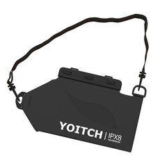 Yoitch 防水側背包 L號, 黑色的, 1個