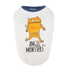 PUPPY ANGEL Monster 無袖小狗 T恤, 718 Blue