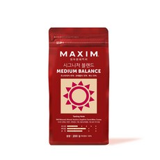 Maxim 麥心 綜合咖啡豆, 粗研磨咖啡, 200g, 5包