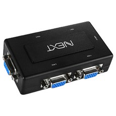 NEXT Easynet Ubiquitous 1對4 VGA顯示器分配器 -2304VSP, 混色, 1個