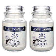 LUMIE CANDLE 香氛蠟燭, 31 白雪, 630g, 2罐