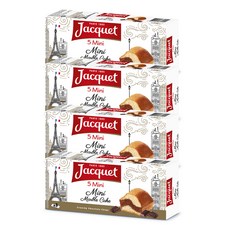 Jacquet 迷你大理石紋慕斯蛋糕 巧克力味, 135g, 4盒