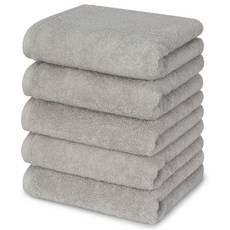 Moohan Towel 飯店毛巾 200g, 淺灰色, 5條