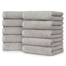 Moohan Towel 飯店毛巾 200g, 淺灰色, 10條