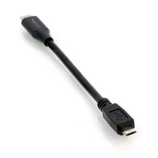 NEXT Type C轉USB Micro 5-pin OTG轉接線 -1517TC, 黑色的, 1個