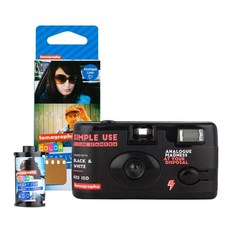 lomography 簡單使用黑白膠卷相機 + ISO400 膠卷 3p, 單品, 1套