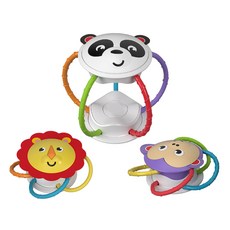 fisher-price 費雪 旋轉式動物造型搖鈴, 混色