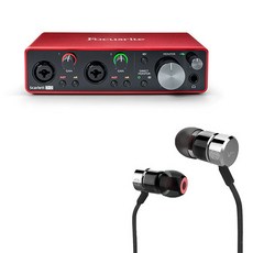 Focusrite Scarlet 2I2第三代 + Opus Op.2C耳機 +耳機性別套件, 斯嘉麗2i2