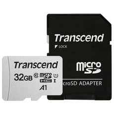 Transcend 創見 Micro SD卡 300S-A, 32GB