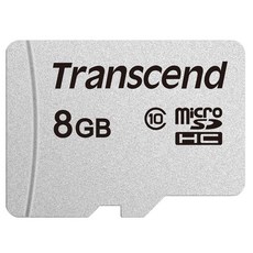 Transcend 創見 Micro SD記憶卡 300S, 8GB