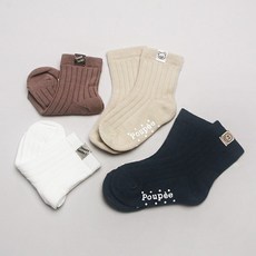 wesocks&papamom 孩童 D Lagol 重頸襪 4 腿套組