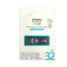 KLeVV 科賦 隨身碟 Type-C D40 USB 3.2, 32GB