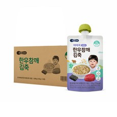 Bebecook 寶膳 韓式牛肉芝麻海苔粥常溫便利包 100g, 10組, 韓牛芝麻紫菜口味