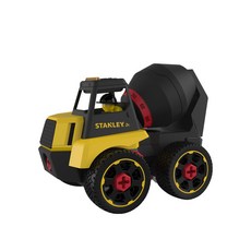 STANLEY Jr. 兒童REM混合混凝土重型設備玩具組裝玩具, 混色