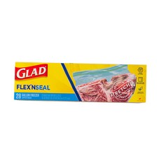 GLAD 佳能 彈性雙層保鮮夾鏈袋 L號 28入, 1個, 28件, 大(L)