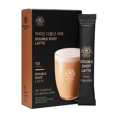 The Coffee Bean 雙倍濃縮即溶拿鐵隨身包, 14.3g, 10條, 1盒