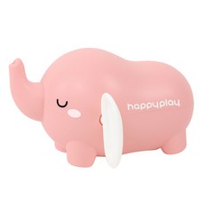 happy play 游泳小象沐浴玩具 10*5.5cm, 粉色的