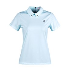 KIM YOUNG JOO SPORTS Lux Golf 女式短袖領點高爾夫襯衫 LB2M612W