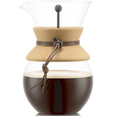 Bodum Pour Over Cork 咖啡機，帶永久過濾器 1.0 升, 單品