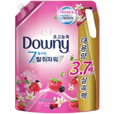 Downy 香氛衣物柔軟精補充包 莓果香草香, 2.6L, 1包