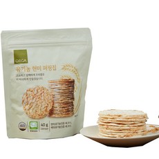 ORGA WHOLE FOODS 米餅脆片, 40g, 糙米口味, 1包