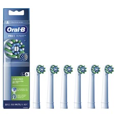 Oral-B 歐樂B Pro Expert Cross Action 電動牙刷白色替換裝 6 支裝, EB50RX 6