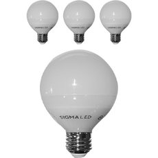 Sigma LED 轉換器冷藏 LED 燈短型 E26, 日光色, 4個