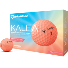 TaylorMade Kalea高爾夫2層球, 1個, 霧桃色