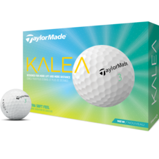 TaylorMade Kalea高爾夫2層球, 1盒, 亮白色