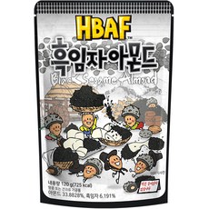 HBAF 杏仁果 黑芝麻口味, 120g, 1包