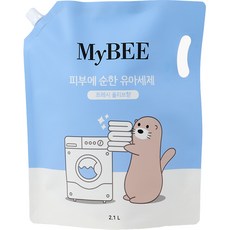 MyBEE 嬰兒衣物洗衣精補充包, 2.1L, 1袋