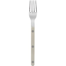 SABRE PARIS Bistrot復古酒館鈕扣系列主餐叉子 21cm 亮面款, 淺卡其色, 1入