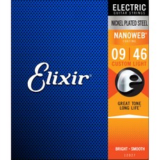Elixir Nanoweb 鎳 0946 定制輕型電吉他弦, 單一顏色, 12027