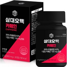 NUTRICOMEON 瓜拉那咖啡因錠, 1個, 30顆