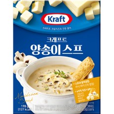 Kraft 卡夫 即食蘑菇濃湯+脆餅條, 198g, 1個