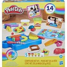 Play-Doh 孩之寶小小廚師幼兒黏土套裝, 混色, 255g