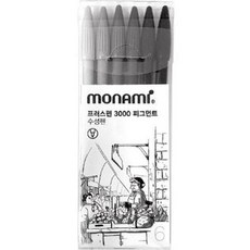 Monami Prospen 顏料 6件套, 6種, 1組