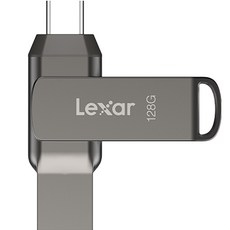 Lexar 雷克沙 Dual Drive Type C OTG USB 3.1 D400, 128GB