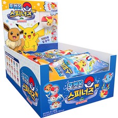 Pokémon 寶可夢 軟糖 10g 24包 + 旋轉玩具 24顆 隨機出貨, 1組