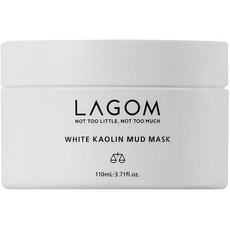 LAGOM 白高嶺土泥面膜 110ml, 1入, 1個