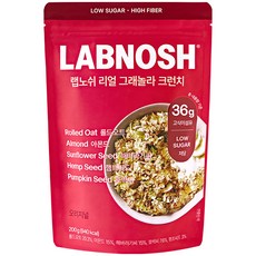 Labnosh 格蘭諾拉麥片 原味, 1個, 200g