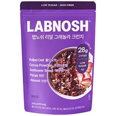 Labnosh 格蘭諾拉麥片 可可口味, 200g, 1個