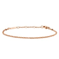 Daniel Wellington 女款TWISTED CHAIN BRACELET扭結鍊條手鍊