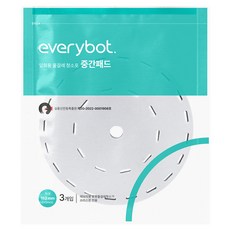 everybot. 一次性濕抹布清潔布 中間墊 3入, 1個, 單品