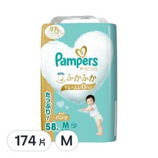 Pampers 幫寶適 日本境內版 一級幫拉拉褲/尿布, M, 174片