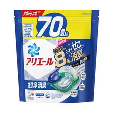ARIEL 強力清潔除臭立體洗衣膠球 超特大補充包, 70顆, 1袋