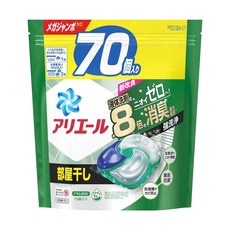 ARIEL 強力清潔除臭立體洗衣膠球 室內晾曬 超特大補充包, 70顆, 1袋