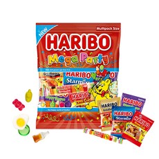 HARIBO 哈瑞寶 Mega 派對果凍 5 包, 250g, 1袋